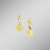 Diamantierte Herz-Ohrringe aus Gold 585/- fein