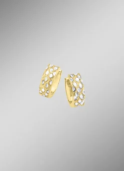 Diamantierte Klappcreolen