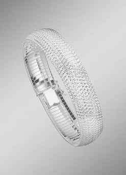 Diamantiertes Armband aus Silber
