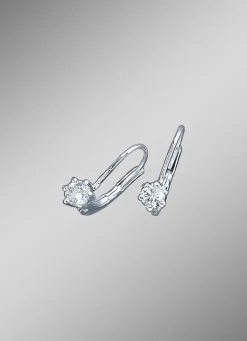 Diamant-Ohrringe mit 2 Brillanten