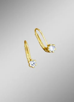 Diamant-Ohrringe mit 2 Brillanten