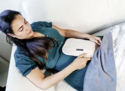 Die innovative kabellose elektrische Wärmflasche