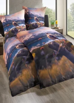 Digitalbedruckte Bettwäsche-Garnitur in Microfaser-Qualität