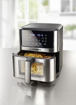 Digitale Heißluftfritteuse mit LED-Touch-Display