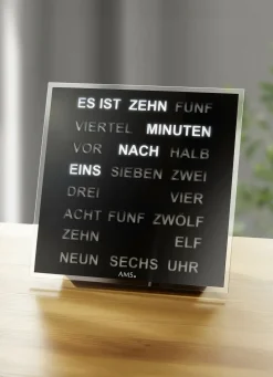 Digitale Tischuhr ohne Zeiger