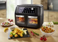 Doppelkammer-Fritteuse:2 Gerichte – fertig zur gleichen Zeit!