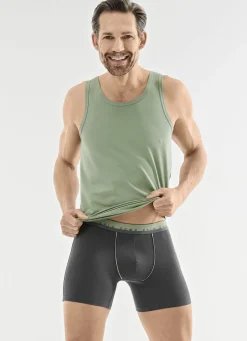 Dreierpack Achselshirts aus Feinjersey