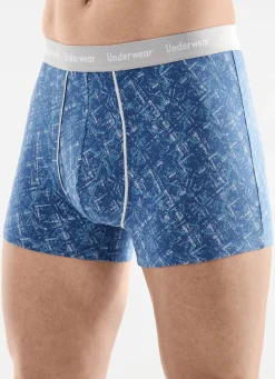 Dreierpack Pants mit Alloverdruck