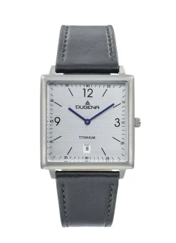 Dugena-Quartz-Herrenuhr mit Titangehäuse