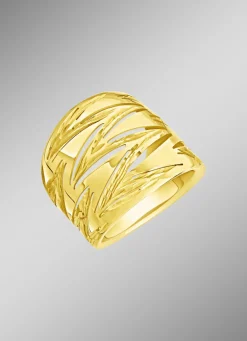 Durchbrochener Damenring im Zick-Zack-Design