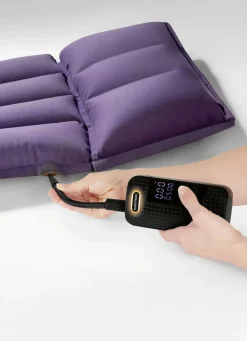 EASYmaxx Akku-Handkompressor mit LED-Beleuchtung