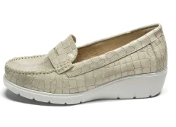 Echt Leder Mokassin mit Aloe Vera Einlegesohle