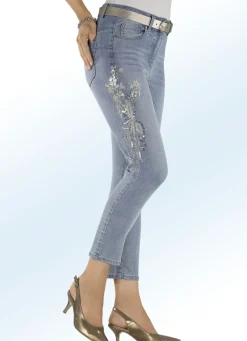 Edel-Jeans mit funkelnden Pailetten