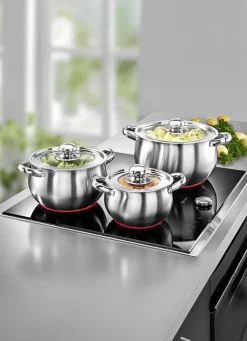 Edelstahl-Topfset 6-teilig