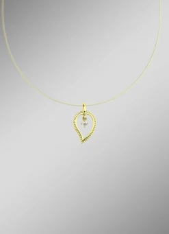 Edler Anhänger aus Gold 585/- fein mit Brillant