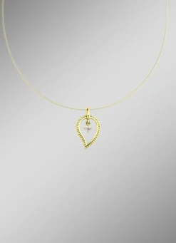 Edler Anhänger aus Gold 585/- fein mit Brillant