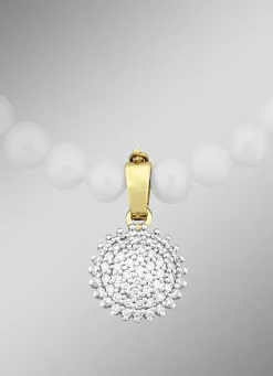 Edler Anhänger mit 60 Brillanten