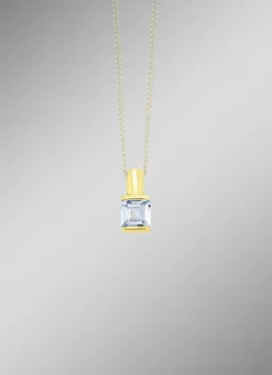 Einzigartiger Anhänger mit Blautopas