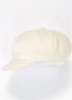 Elegante Damen-Ballonmütze, mit rückwärtigem Elastikeinsatz