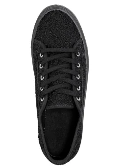 Elegante Damen-Schnürschuhe, mit herausnehmbarem Fußbett