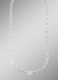 Elegante Halskette mit synth. Zirkonia