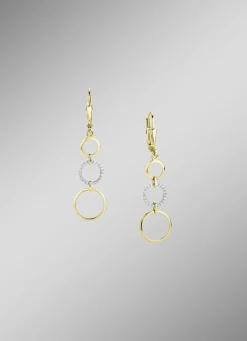 Elegante Kreationen: Ohrringe mit synth. Zirkonia