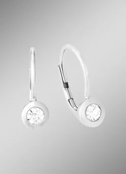 Elegante Ohrringe in Weißgold mit Brillant