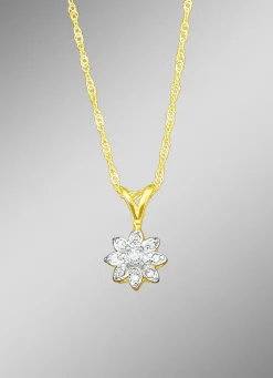 Eleganter Anhänger mit Singapurkette