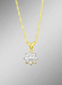 Eleganter Anhänger mit Singapurkette