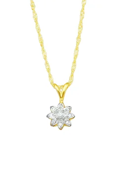 Eleganter Anhänger mit Singapurkette