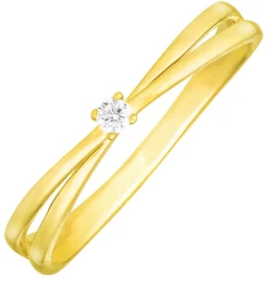 Eleganter Damenring mit Brillant