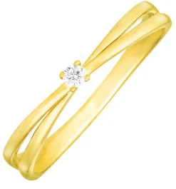 Eleganter Damenring mit Brillant