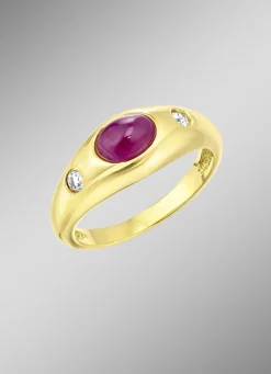 Eleganter Damenring mit Rubin