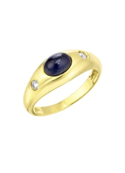 Eleganter Damenring mit Safir