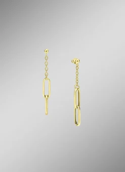 Eleganz in Bewegung: Ohrstecker aus feinem Gold