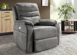 Elektrisch verstellbarer TV-Sessel mit Motor und Aufstehhilfe
