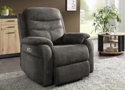 Elektrisch verstellbarer TV-Sessel mit Motor und Aufstehhilfe