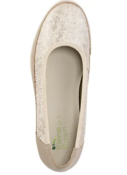 ELENA EDEN, bequeme Damen-Ballerinas, Weite G, mit herausnehmbarem Fußbett