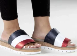 ELENA EDEN, bequeme Damen-Pantoletten, Weite G, mit herausnehmbarem Fußbett