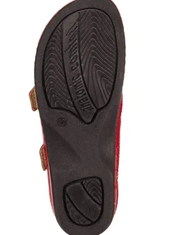 ELENA EDEN, bequeme Damen-Pantoletten, Weite G, mit Klettverschluss