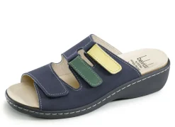 ELENA EDEN, bequeme Damen-Pantoletten, Weite H, mt herausnehmbarem Fußbett