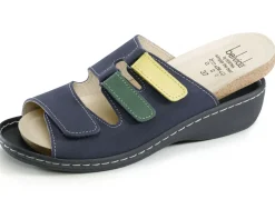 ELENA EDEN, bequeme Damen-Pantoletten, Weite H, mt herausnehmbarem Fußbett