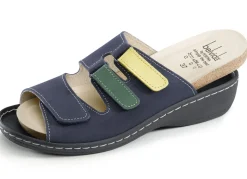 ELENA EDEN, bequeme Damen-Pantoletten, Weite H, mt herausnehmbarem Fußbett