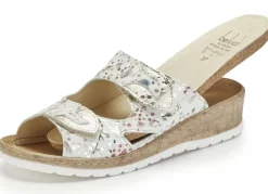 ELENA EDEN, bequeme Damen-Pantoletten, Weite H, mit herausnehmbarem Fußbett