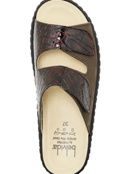 ELENA EDEN, bequeme Damen-Pantoletten, Weite H, mit herausnehmbarem Fußbett