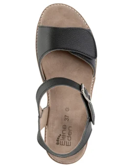 ELENA EDEN, bequeme Damen-Sandaletten, Weite H, mit herausnehmbarem Fußbett