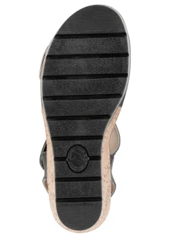 ELENA EDEN, bequeme Damen-Sandaletten, Weite H, mit herausnehmbarem Fußbett