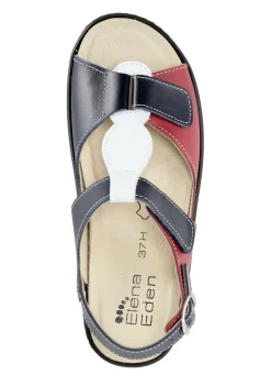 ELENA EDEN, bequeme Damen-Sandalen, Weite H, mit herausnehmbarem Fußbett