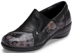 ELENA EDEN, bequeme Damen-Slipper, Weite H, mit herausnehmbarem Fußbett