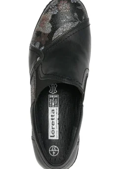 ELENA EDEN, bequeme Damen-Slipper, Weite H, mit herausnehmbarem Fußbett